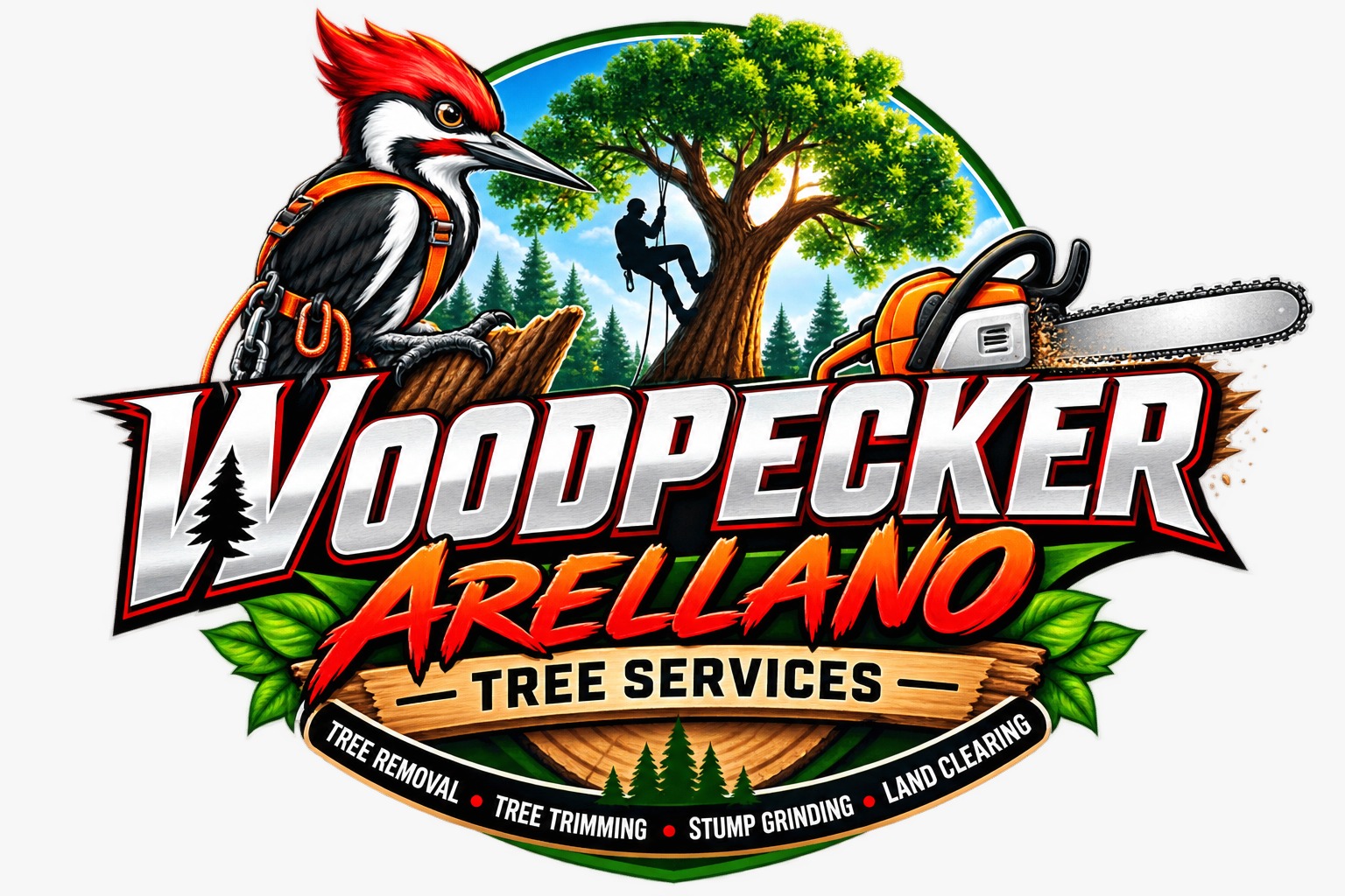 Woodpecker Arellano Tree Services